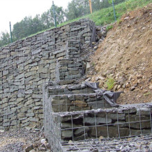 Boîtier en Gabion soudé galvanisé à chaud